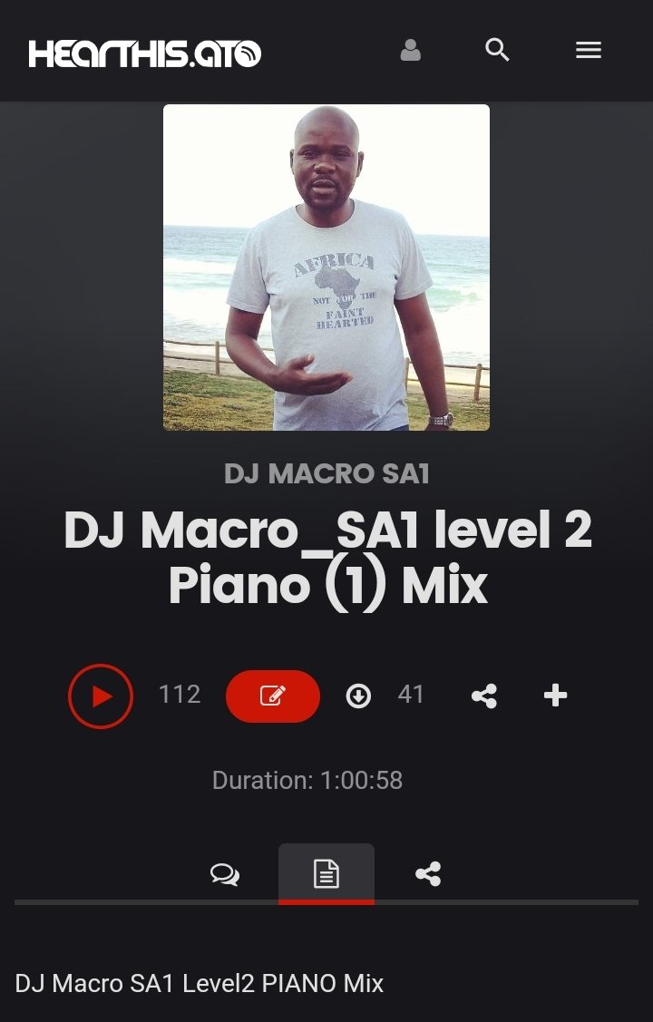 DJ Macro SA1 (@DJMacroSA1) / Posts / X