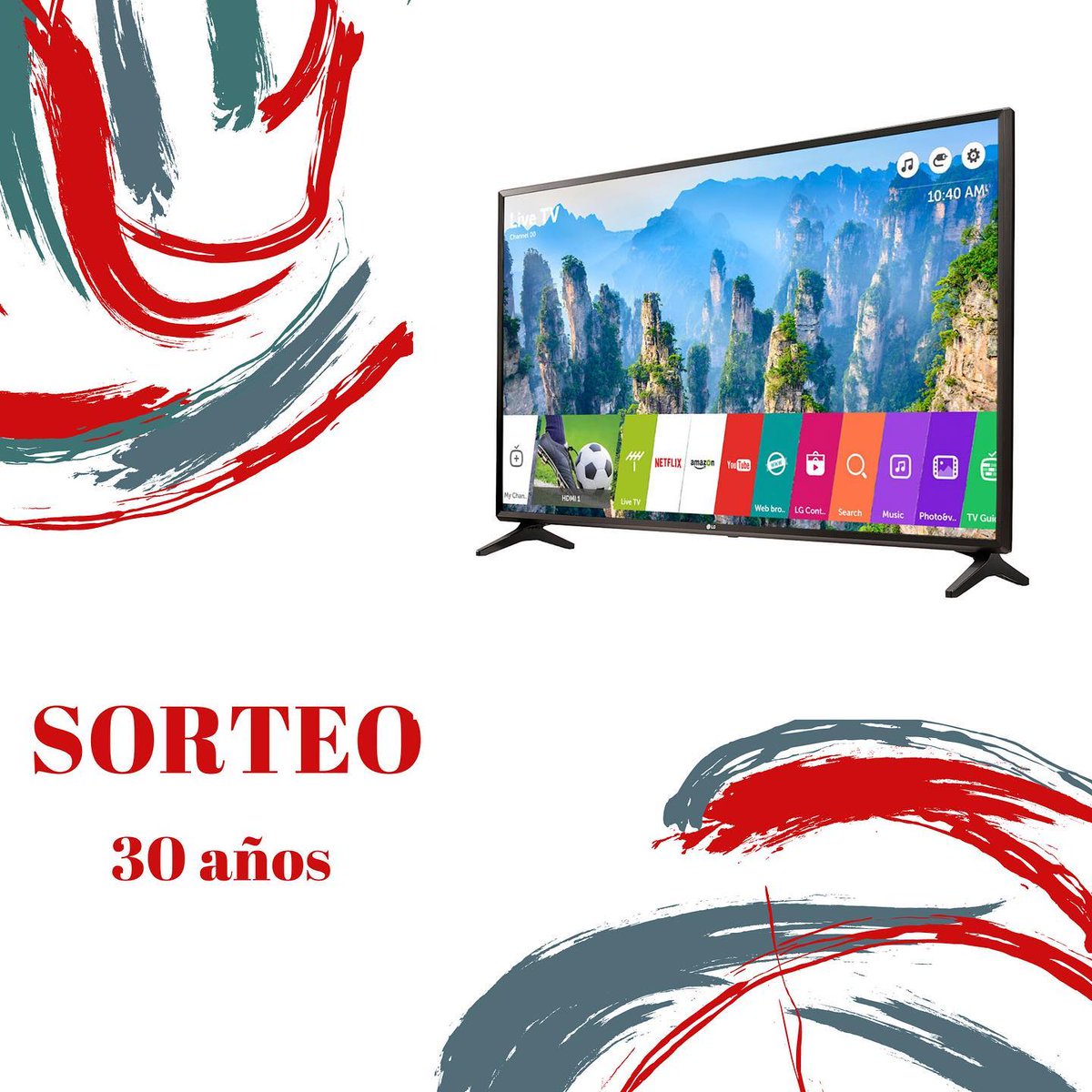 JLN1980's tweet photo. Sorteo Smart TV 32"
https://t.co/6K1oTVi16x https://t.co/2fc5u4F7v0