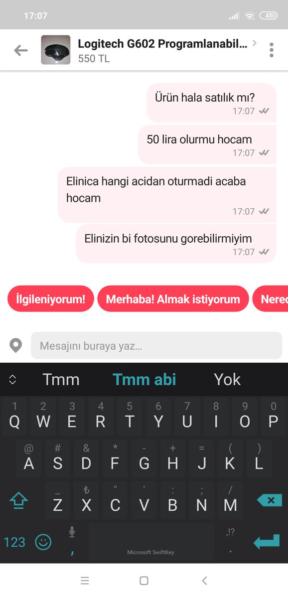 Abin biseyler satiyodur ve sen onu trollersin muthis bi keyf😁😁