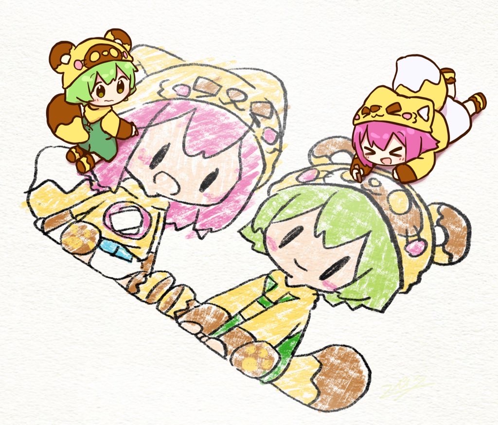 「#誰か優しい人が拡散してくれてフォロワーさんが増えるらしい 
気ままな創作お絵か」|ニペイラのイラスト