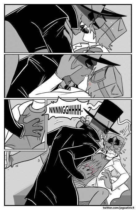 Jaguatiric4🔞 COMMISSIONS OPEN !! - Take a Break - Page 06 #paperhat #villainous #comic #DrFlug #BlackHat #yaoi https://t.co/qMK1WZ1TKT
