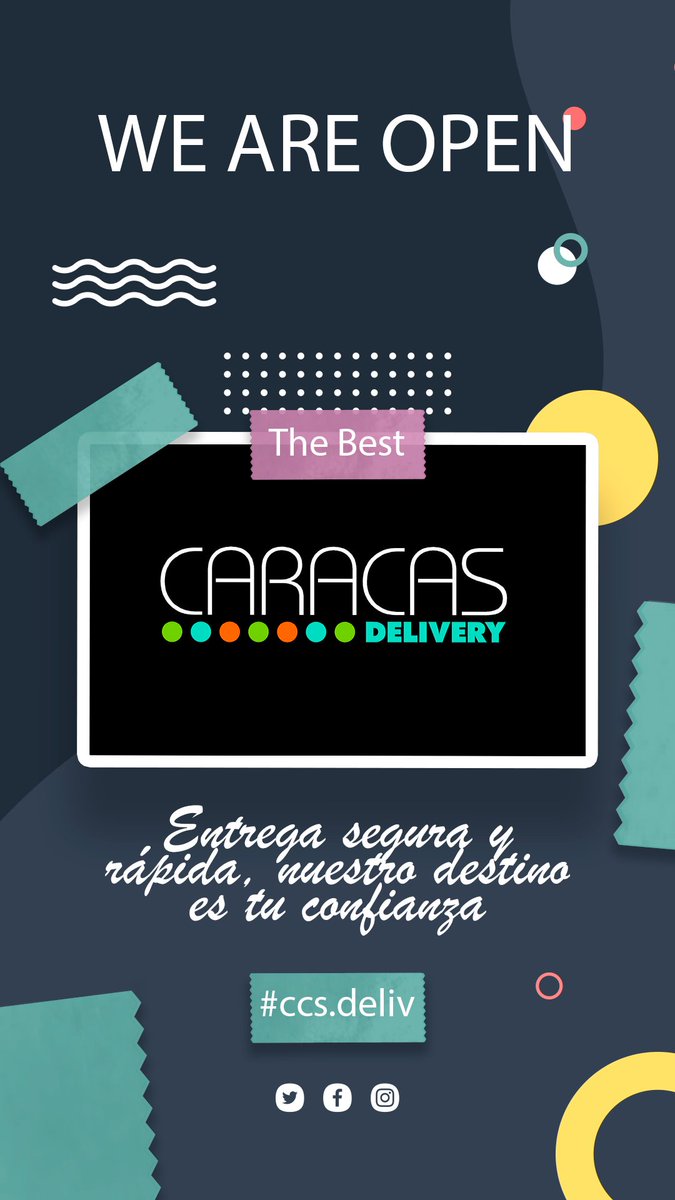 CcsDeliv's tweet photo. Buenos días estamos abiertos comunicate con nosotros al 0414-2538953 whatsapp

#deliverycaracas #ccsdeliv #deliverymiranda #ccsdeliv #entregasadomicilio #entregas #entregaspersonales #entregasegura #entregasrapidas #entregasatiempo #restaurantes https://t.co/flc3DAXNj3