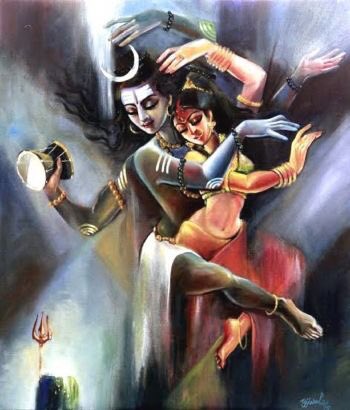 The other types of tandava identified are Tripura Tandava, Sandhya Tandava, Samara Tandava, Kaali Tandava, Uma Tandava and Gauri Tandava, lasya tandava.Apart from it, The dance performed by Shiva's wife Parvati in response to Shiva's Tandava is known as Lasya.
