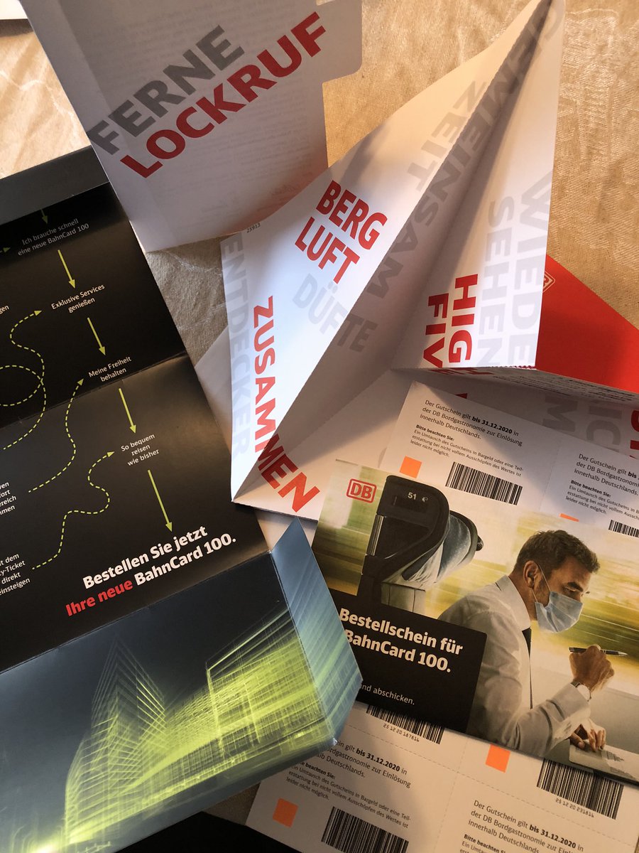 If only the #deutschebahn would put this much effort into fixing the air conditioning. Origami flyers and coupons, really? #CustomerExperience