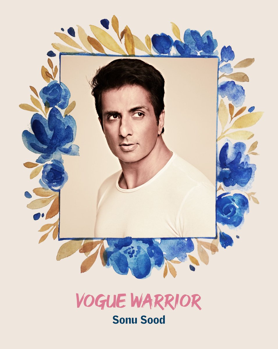 Beautiful inside and out: @SonuSood and @NeetiGoel2 are 2020's Vogue Warriors. #VBF2020