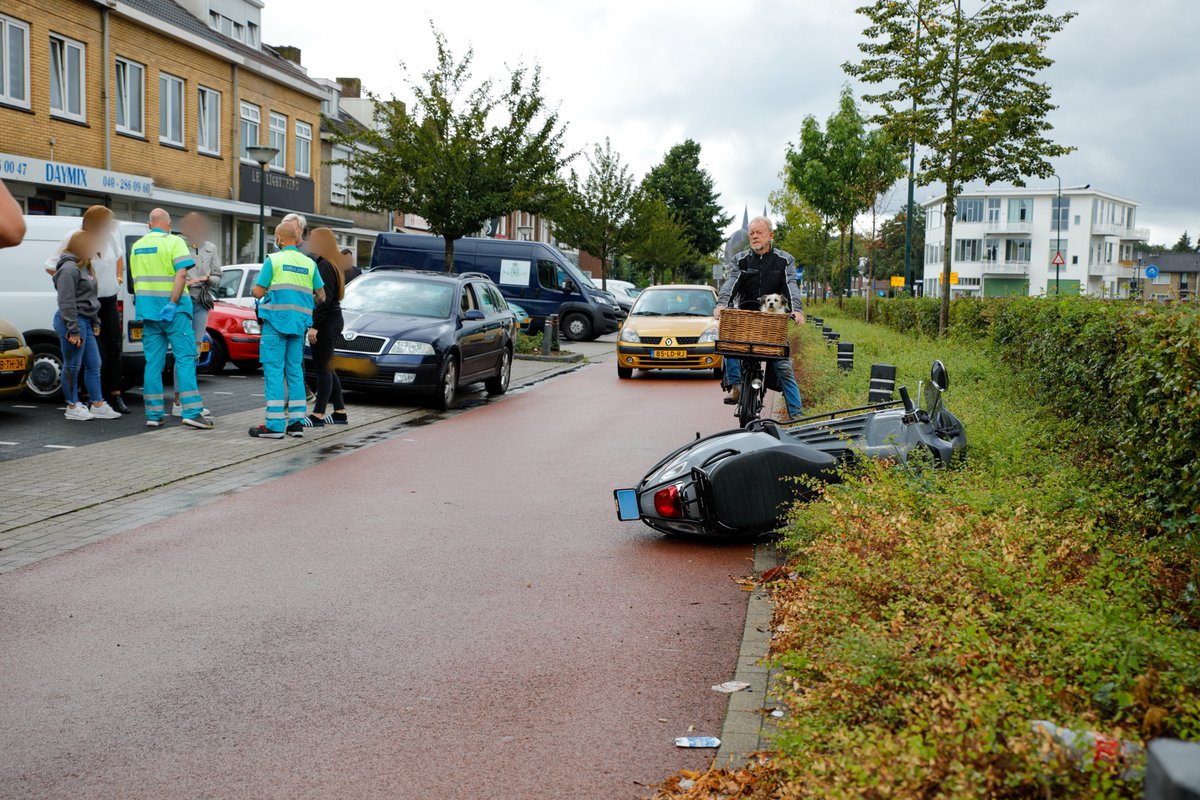Ongeval met scooter in Geldrop . 30 augustus 2020.