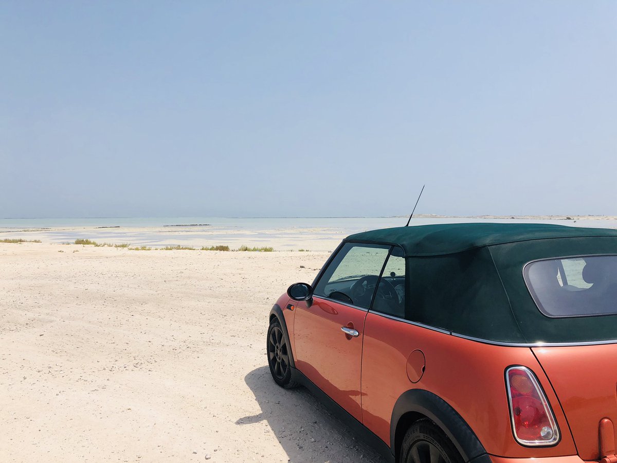 Jurathewestie's tweet photo. When you zoom zoom and end up here ! #upnorth #alrawais #dohadays #expatlife #exploring #mini @Mini #Qatar https://t.co/PpaLaPw4W7
