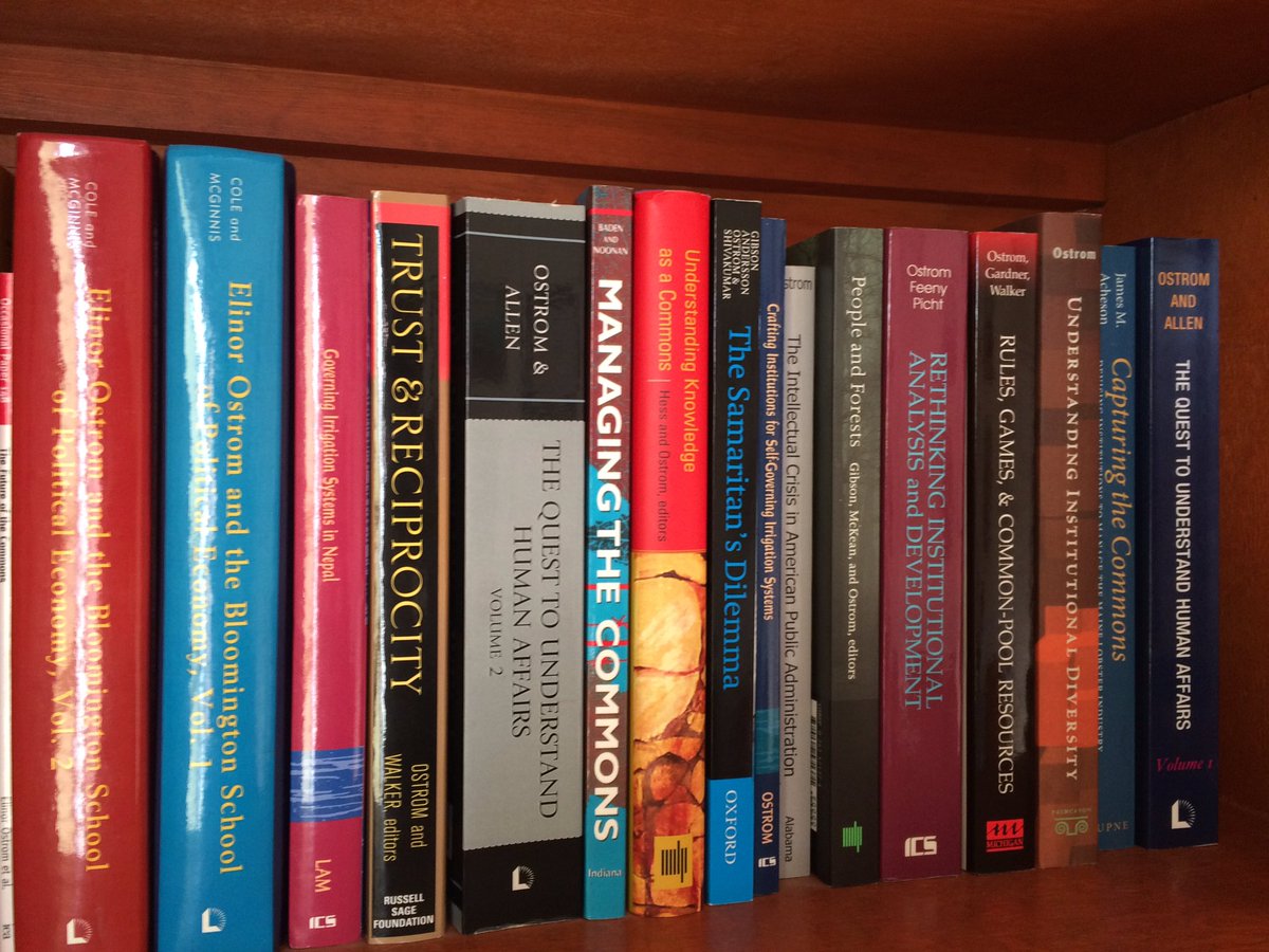 These are just a few Thematic Books I have used to inspire my scholarly research and writing. You will notice an abundance of Ostrom (Lin and Vincent) thematic books. The Ostroms have inspired my thinking since my early days as a graduate student and continue to do so nowadays.