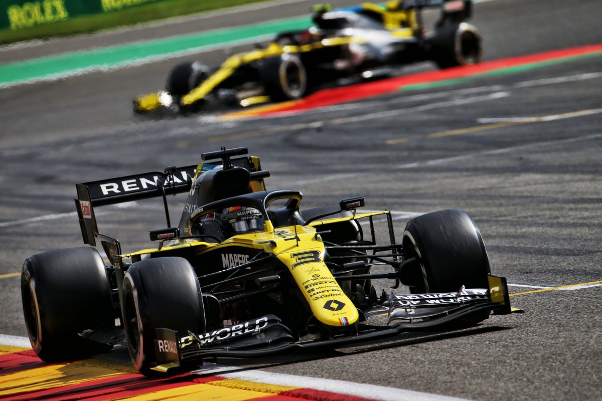 AlpineF1Team's tweet photo. P4 and P5 is our best team result since Monza last year, mega job by everyone!

#RSspirit #BelgianGP https://t.co/uQVLJMMwWE