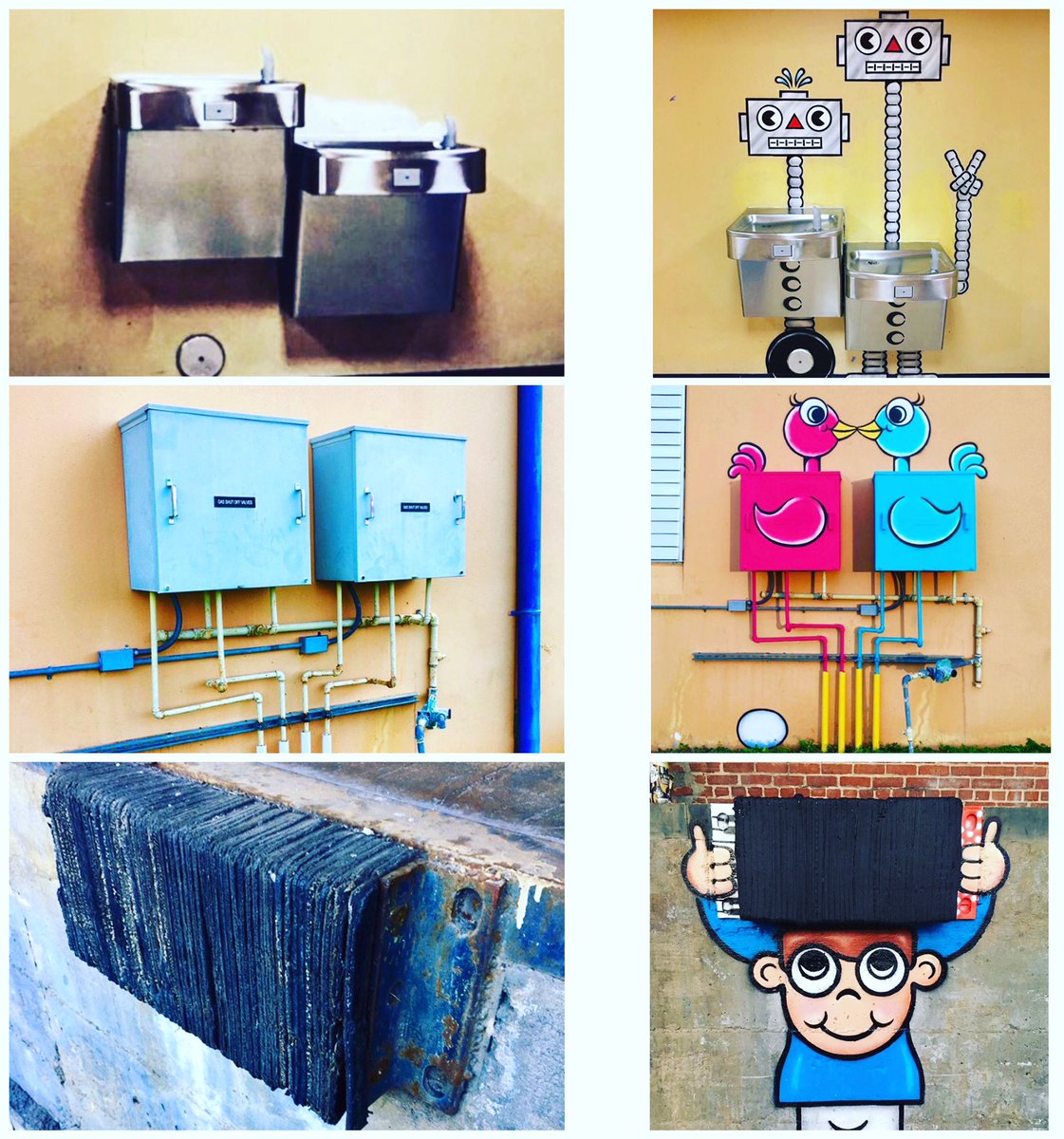 smeet_y's tweet photo. 2/2 Came across some amazing street art by Tom Bob. Creative ways to reshape our boring surroundings. Which applies in our lives too. 

#socialmedia #marketing  #canada #malaysia #singapore #toronto #digital https://t.co/avlSdj2JhT