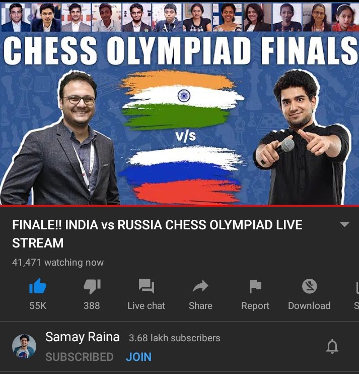 mr_perfect_278's tweet photo. whoooooo its a great final 
#ChessOlympaid 
#nihal https://t.co/roHxrvs0Bl
