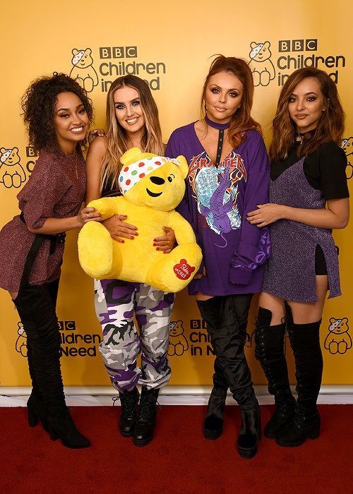 little mix performed for the charity children in need several times, an organization that helps young disadvantaged kids and teenagers. together with other celebrities they raised 50 million pounds.