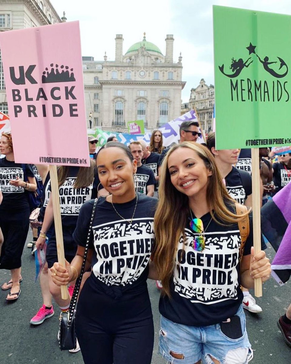 jade went to a pride march and leigh anne joined her in the march for trans children in london.