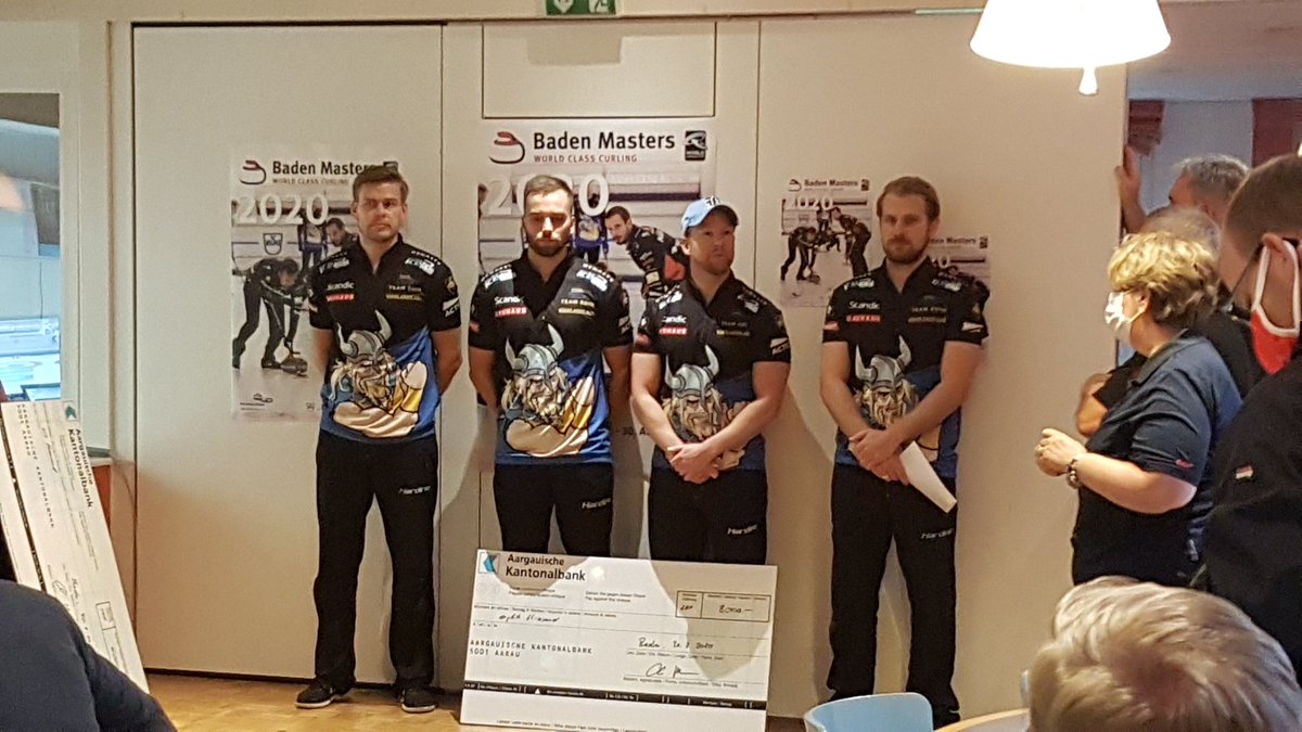 rolandbasler's tweet image. The winner of the 20th #curling #badenmasters an #aargautopsport event beaten @teamvandorp