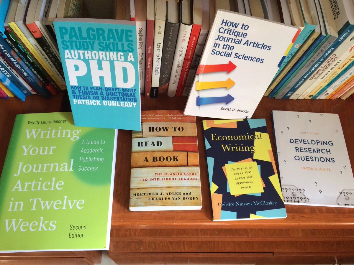 Then you have the “This is How To Do Research and Writing” type of books. I call these DEVELOPMENTAL books. These books show you how to plan your writing, set schedules, develop a writing practice, organize your research, find books, survive academia.