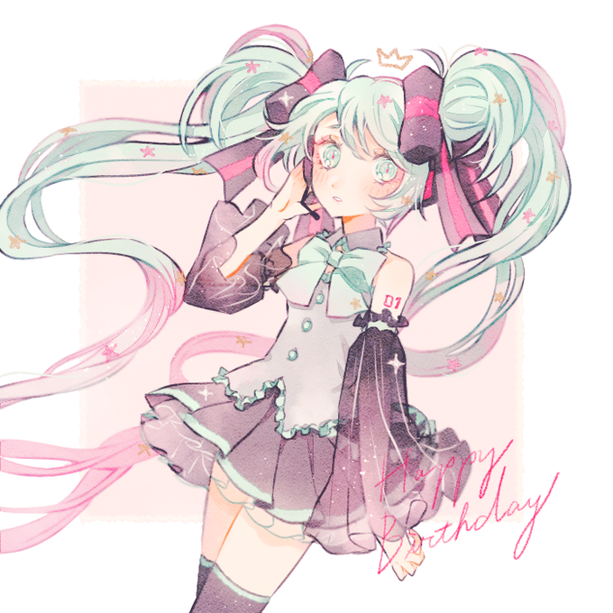 今年もおめでとう??
#初音ミク誕生祭2020 
