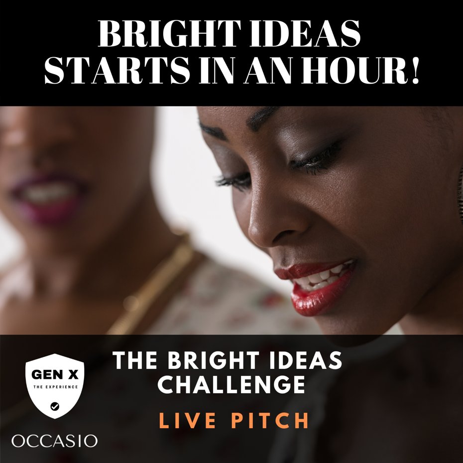 TheGenXExp's tweet photo. Happening within the hour!! The Bright Ideas Live Challenge is happening. If you have not already connected for updates, do so now:  https://t.co/Pw76IXpXrD

#Africa #AfricanDiaspora #AfricanStartup #Apprentice #Business #Coronavirus #Challenge #COVID19 #Competition #Diaspora https://t.co/UoqVGuoDm7