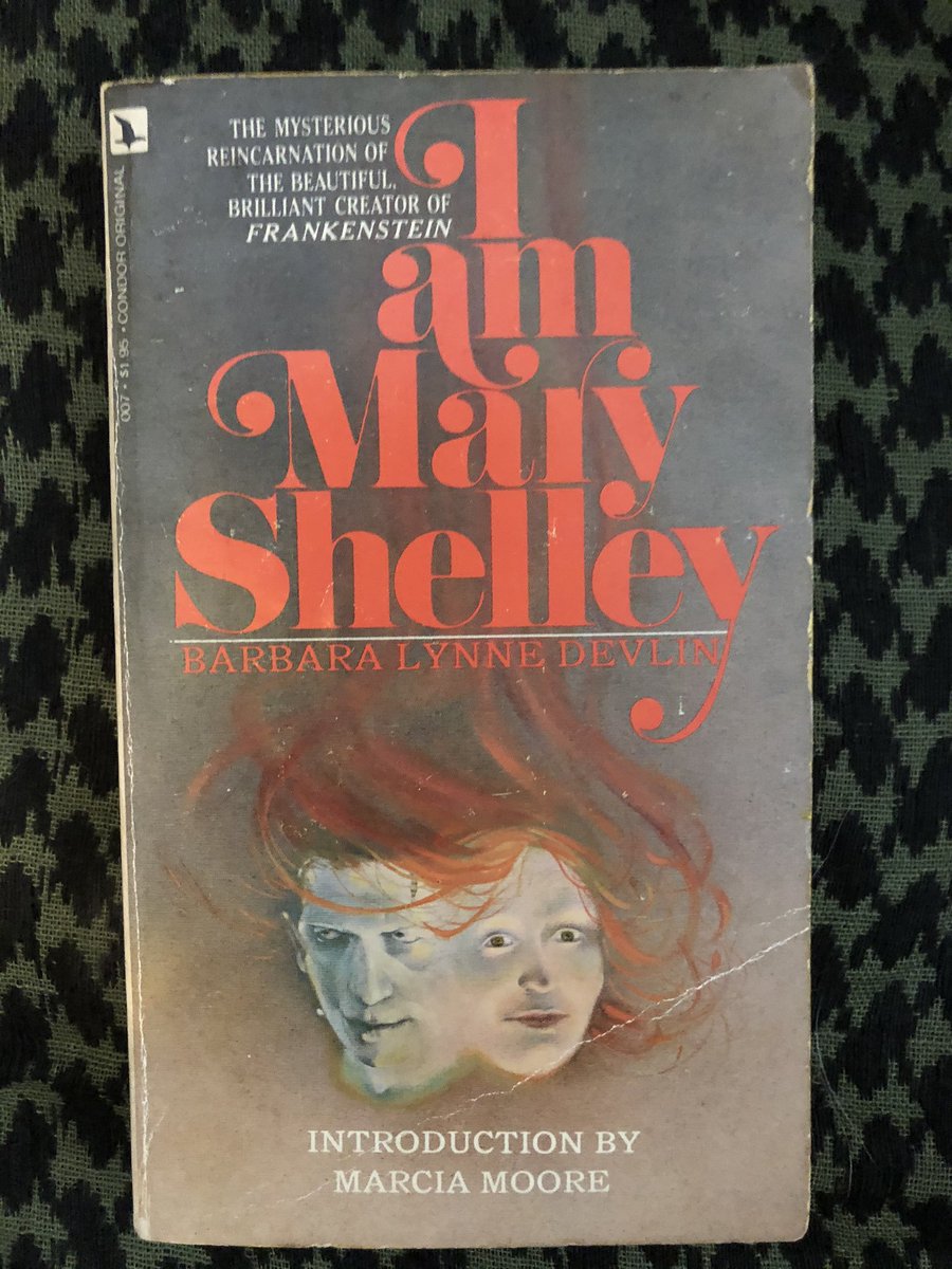 I love Mary Shelley but I cannot claim, like this author, to be her reincarnation (alas). Thanks to my colleague in the Gothic Sisterhood  @queenofbithynia for introducing me to this wild ride.