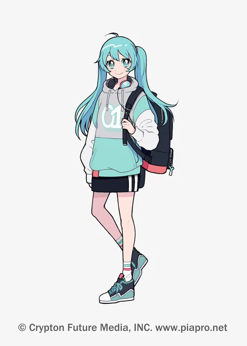 お仕事で描かせて頂いたアニONコラボのミクちゃんも。
#初音ミク生誕祭2020 