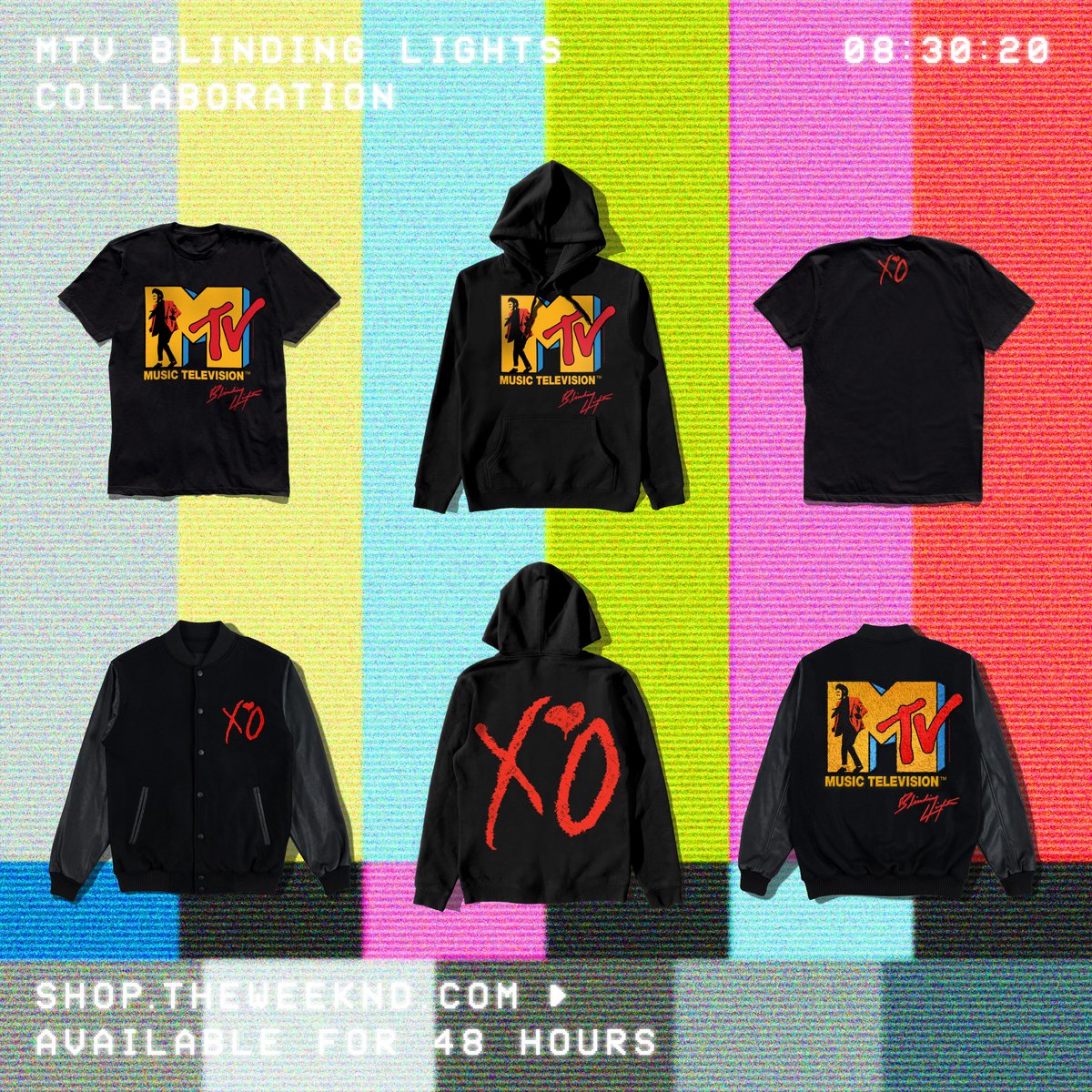 MTV's tweet photo. MTV x @theweeknd Collaboration for Blinding Lights. Available for 48 hrs. at https://t.co/7Boz0os1Ih 👈 https://t.co/RieRtAlsmv