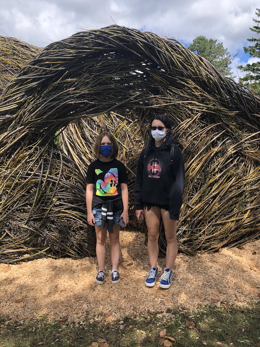 jennifer_gilles's tweet photo. Gorgeous day for a visit to @holdenarboretum! Loved checking out the brand new #Stickworks and as always, the #canopywalk is a blast!! https://t.co/otKCucNbOB