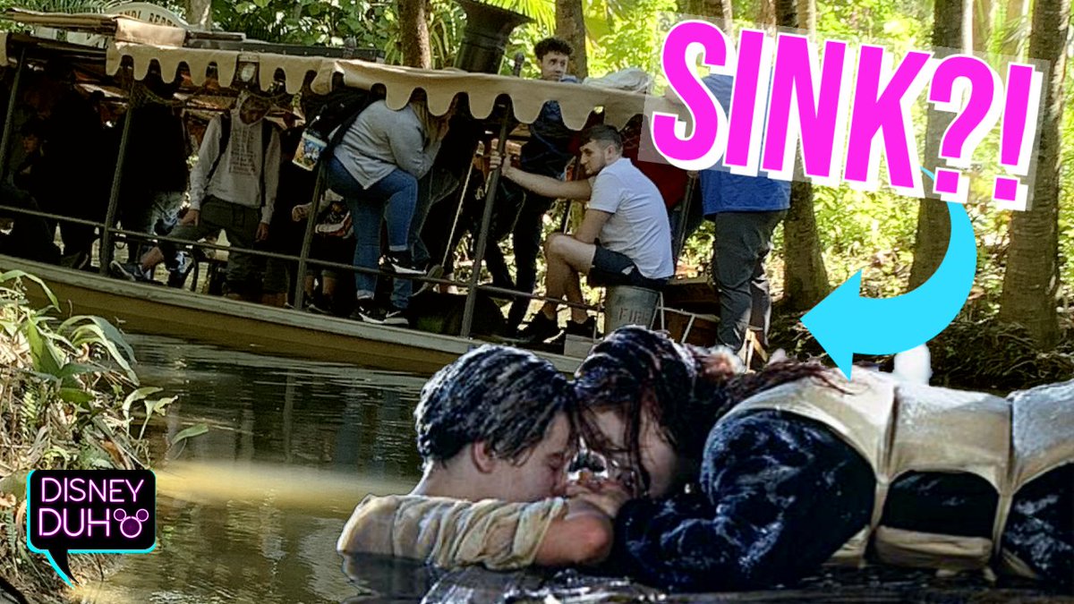 DisneyDUH's tweet photo. On February 27th, 2020 guests at the Magic Kingdom took to social media to report that a Jungle Cruise boat had sunk with guests inside. Join me, Skipper Nicole, as I answer the questions; what happened that day and can Jungle Cruise boats SINK?! https://t.co/uB6dxMJQWt https://t.co/661xzkFVbH