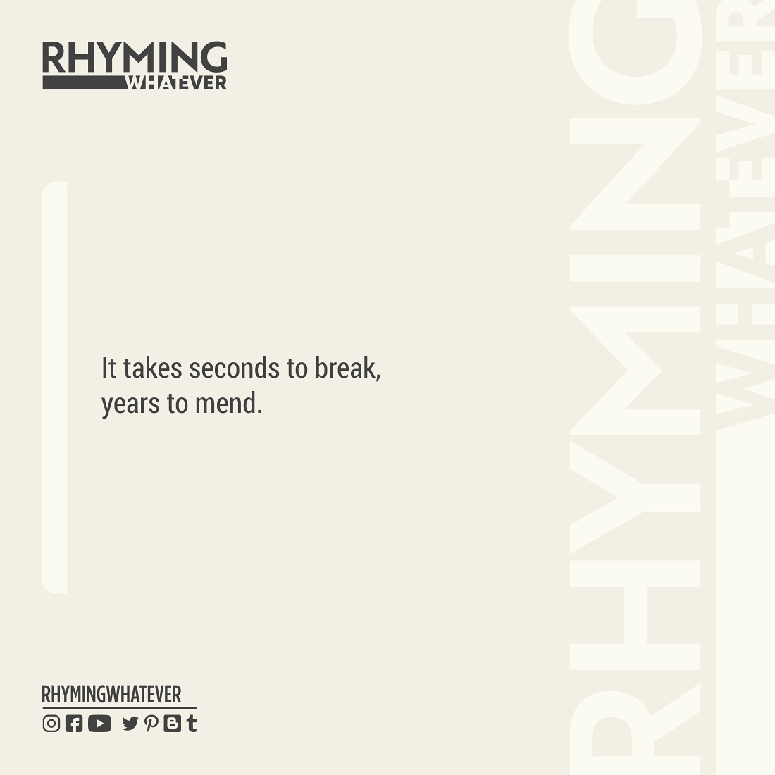 rhymingwhatever's tweet photo. "Break"

@rhymingwhatever 

#rhymingwhatever #kuchyunlikhahai #writingcommunity #writerscommunity #poemsofinstagram #micropoetry #writersnetwork #lovepoems #madewords #quotesofinstagram #bymepoetry #poemsporn #motivation #life #belief #inspiration #inspirationalquotes #quotestags https://t.co/QwzFjmb9QL