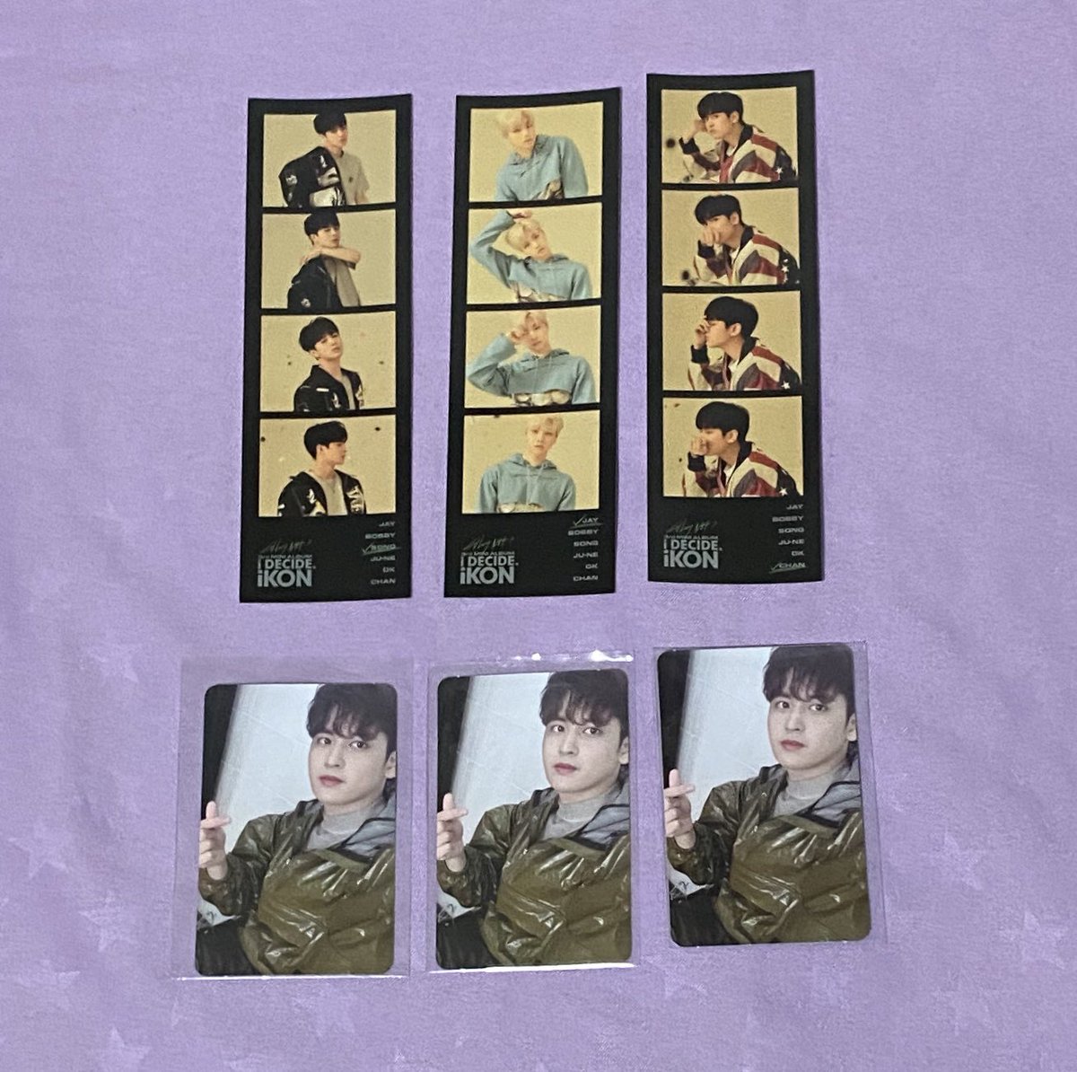 WTS | LFB [Help RT]WW   Paypal  -Prices in USD-Selling iKON iDECIDE 4-Cut Photostrips and PhotocardsiDecide [Green] Photostrips (Jinhwan Yunhyeong Chanwoo)- $5iDecide [Green] PC (Chanwoo)- $6$10 for a set of 1 Photostrip + 1 Photocard~DM for more details!~