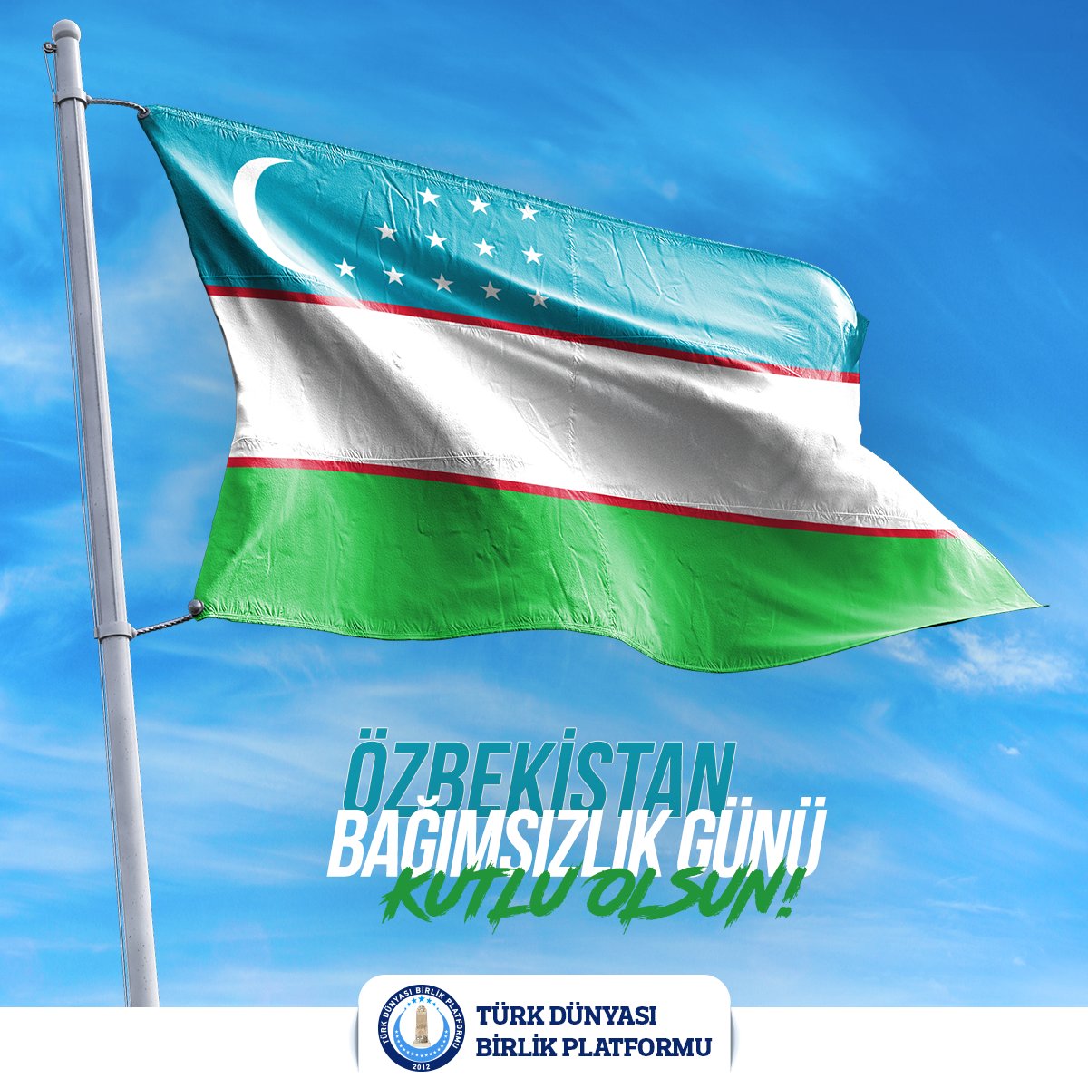 TurkDunyasiBir's tweet photo. Özbekistan Bağımsızlık Günü kutlu olsun! https://t.co/TRX4k2WUAU