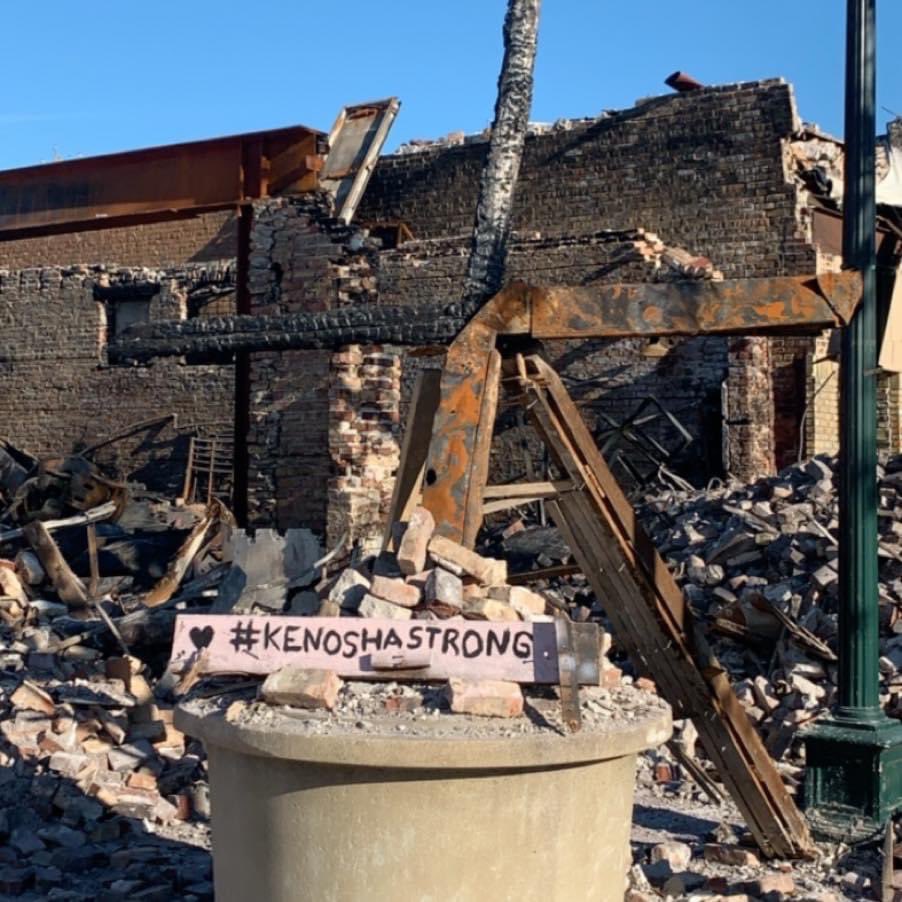 Seeing #Kenosha coming together to clean up and help each other as a community is amazing. #kenoshastrong #kenoshaproud