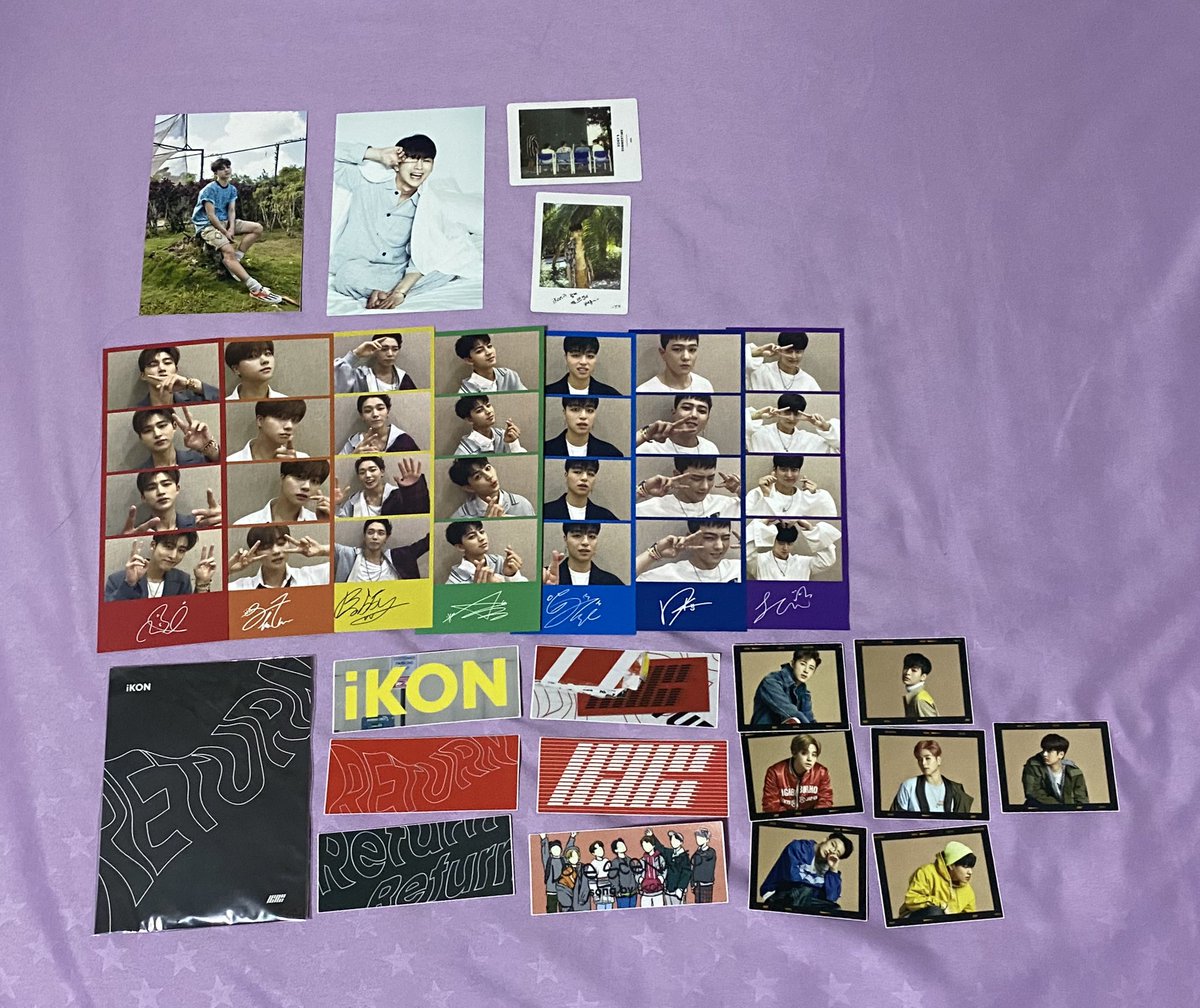WTS | LFB [Help RT]WW   Paypal  -Prices in USD-SellingSummertime Photoprint and Polaroid- $2 for one; $3 for a set of Photoprint + PolaroidiKON KOLORFUL Photostrips- $19iKON Return Sticker Set- $8~DM for more details!~