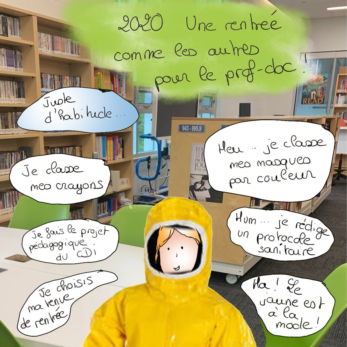 Laprofdoc_rock's tweet photo. Hum 2020 Une rentrée comme les autres ???? Inspirations, planification et bonne humeur pour #rentree2020 #SOSprofdoc #profdoczen #Ilovemyjob #centrededoc https://t.co/DvYYv19OMM https://t.co/WQaPOow89C