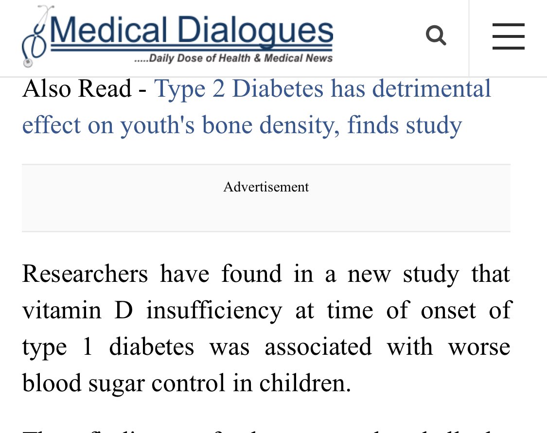 Fermenta Biotech- new research showing vitamin d deficiency and it’s effects in children in diabetes.