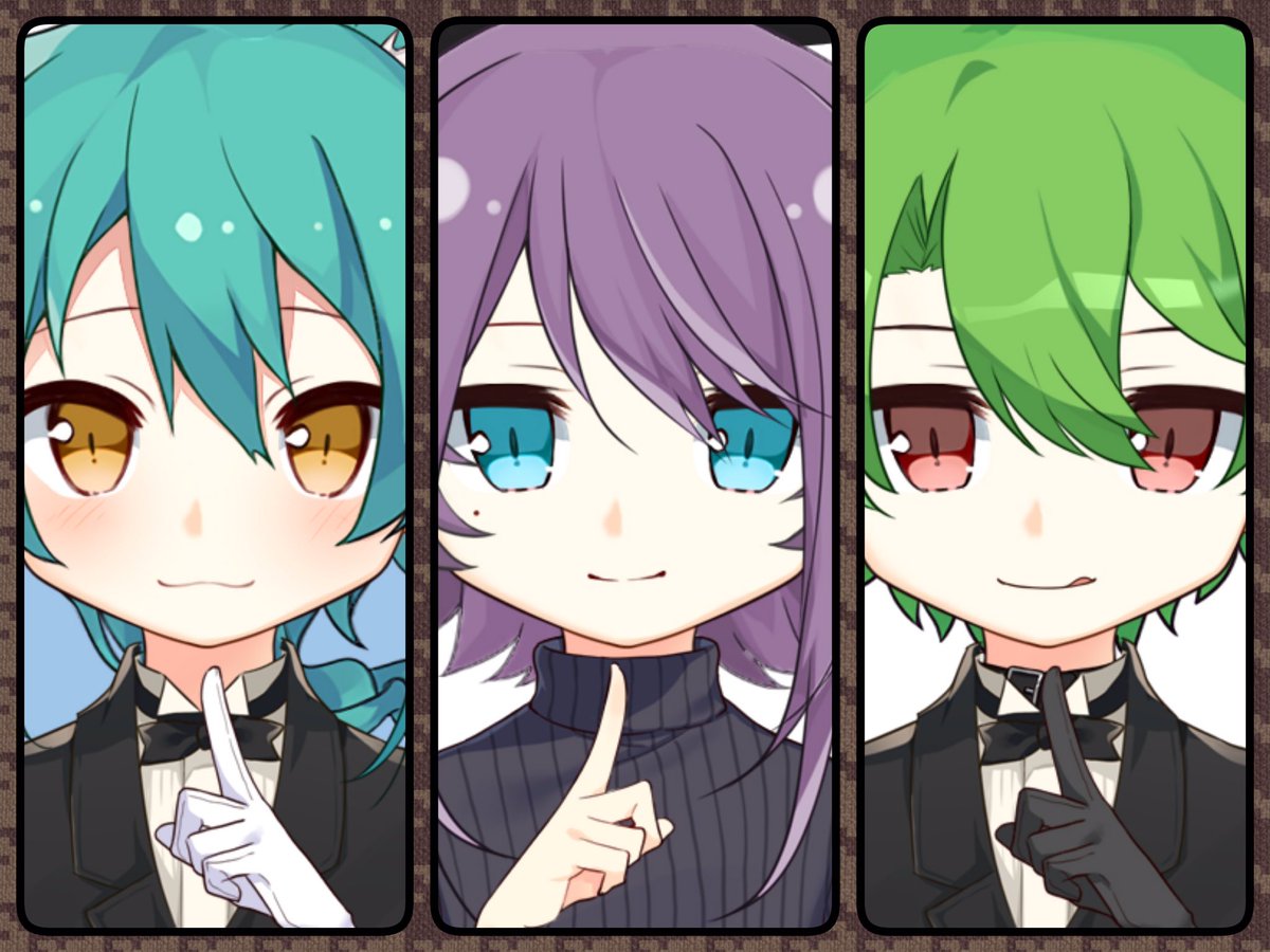 ট ইট র シロ丸 昨日の深夜枠での 左 執事長 奥様 見習い執事 右 のあの短編台本のキャラ こんな感じなのでは 笑 アイコン メーカーの Picrew を使って並べてみました