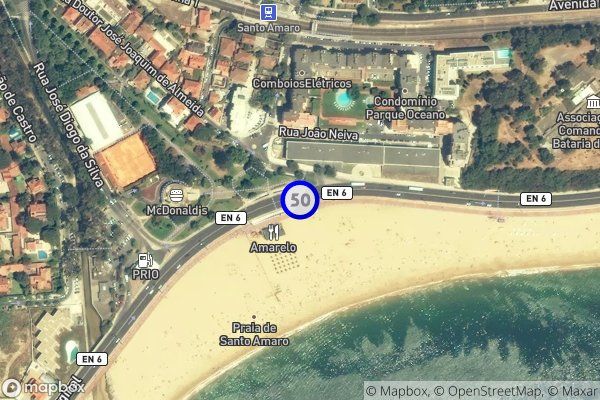 LISBOA | Próximo de: N6, Avenida Marginal, Oeiras [marcado no Mapa da app RADARES de Portugal]