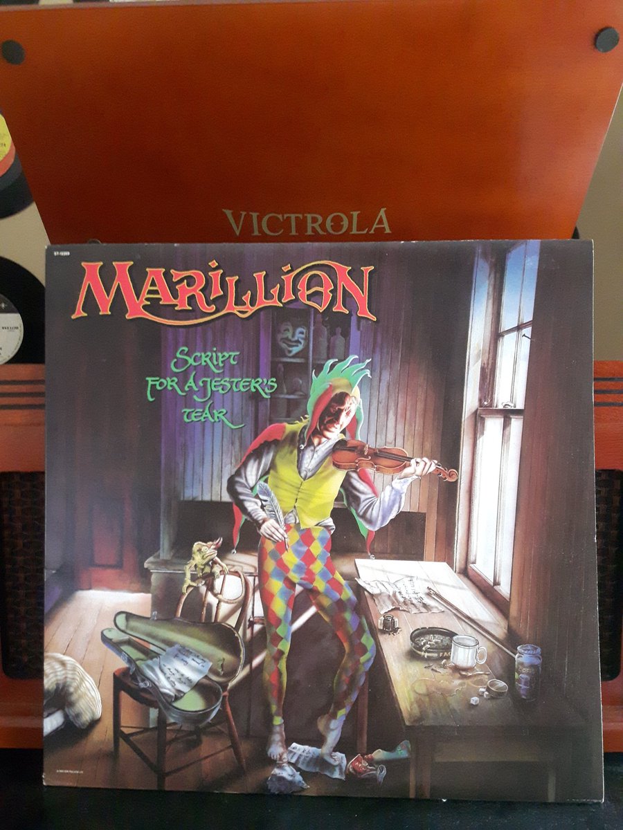 BMusseau's tweet image. Sunday Spins! #marillion #scriptforajesterstear #vinylrecords #vinylcollection #nowspinning @MarillionOnline