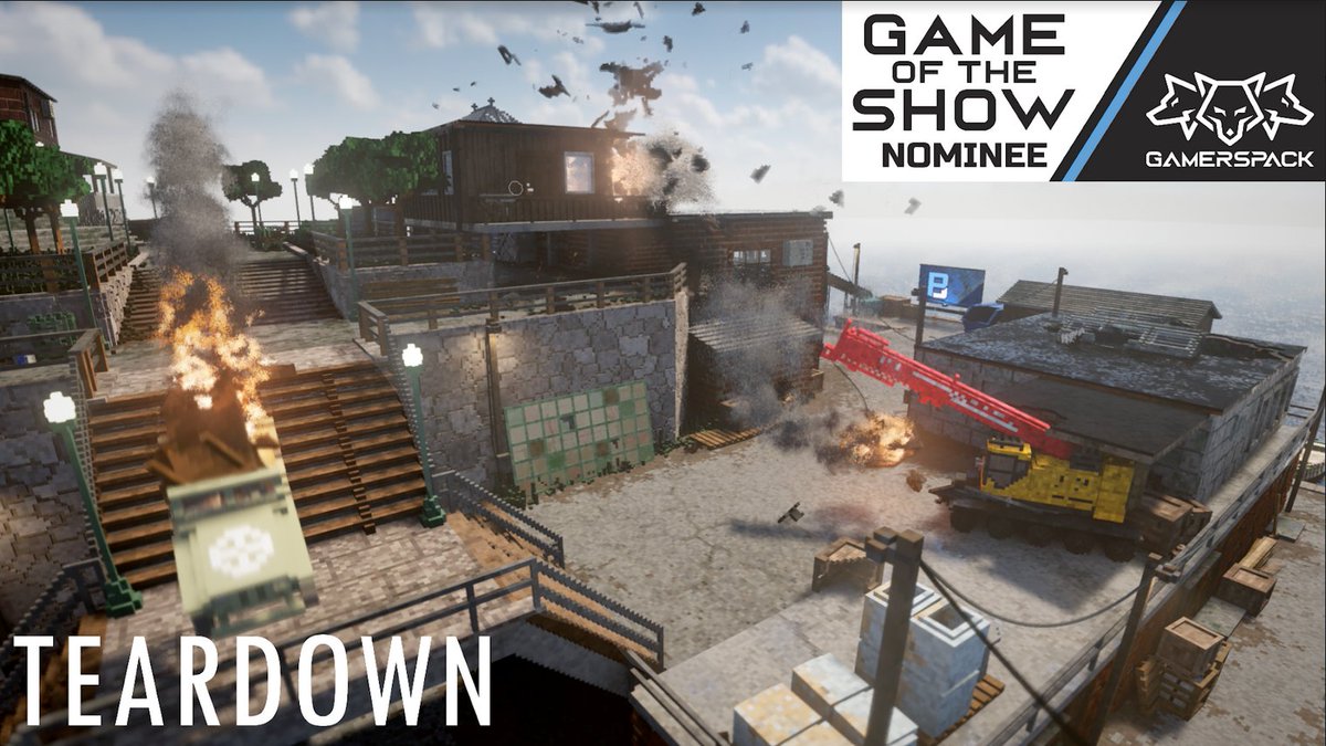 GamersPack's tweet photo. Teardown utterly destroyed it at Gamescom 2020, so of course we nominated it for our Game of the Show award
@tuxedolabs #gamescom2020 #indiegame #gameoftheshow https://t.co/1uYg1sUmtS