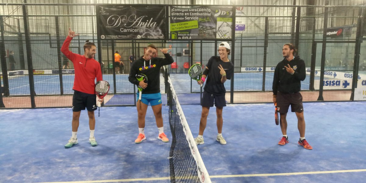 PadelAvila's tweet photo. Diego y Diego ganan a Pablo y Pablo la final de consolación de primera masculina del #torneoexpressCarhesan @CarhesanSA https://t.co/Ux7A8hroS3