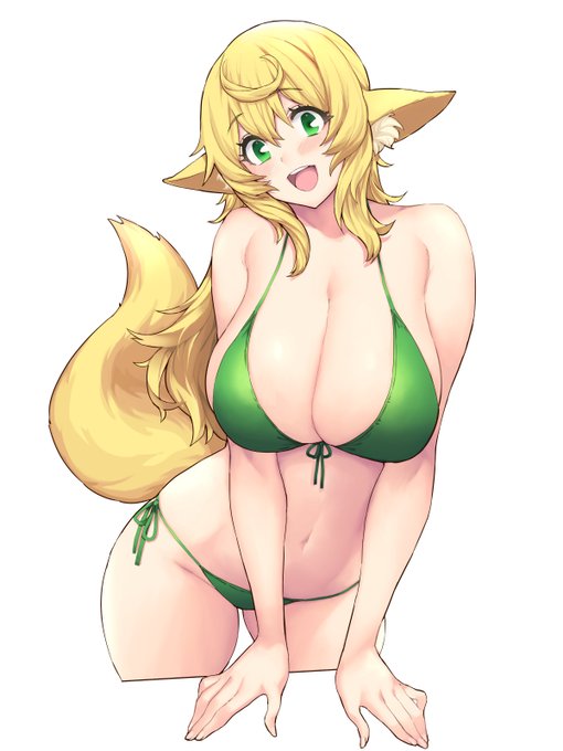 うちの子紹介。金髪ケモ耳巨乳の子が香織さん。猫耳ロリメイドがころねさん。うちの子描いていただけると嬉しいのだけど、ずいぶん前ですが原画したゲームのJK達も描いていただけるとめちゃくちゃ嬉しい…。 