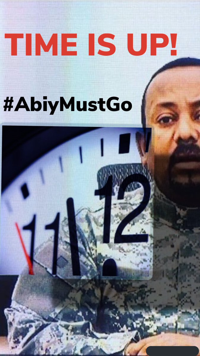 Sanyiikoo_Oromo's tweet photo. #ABIYMUSTGO #OromoProtests
TIME. IS. UP!
@AbiyAhmedAli has no constitutional mandate to rule #Ethiopia after 30 Sep,2020. He’s proven himself to be incompetent by assassinating his critics,jailing the opposition & postponing elections indefinitely. Abiy is an obvious DICTATOR👇🏾 https://t.co/TXiBQiLFPj