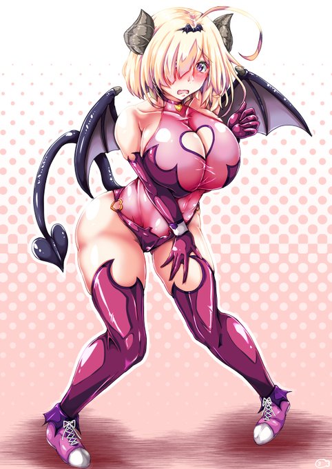 ビーナスシリーズ10周年おめでとうございます!
びびび2年生ですがとても楽しんでおります。
イラコンテーマ部門「セクシー」で選手は「天使みこと」で応募です。
エンジェルちゃんに着せたい「ポップでラバーな小悪魔」衣装です。悪魔衣装は同ネタ多そうですが。。
#びびび
#ビーナス10周年イラコン 