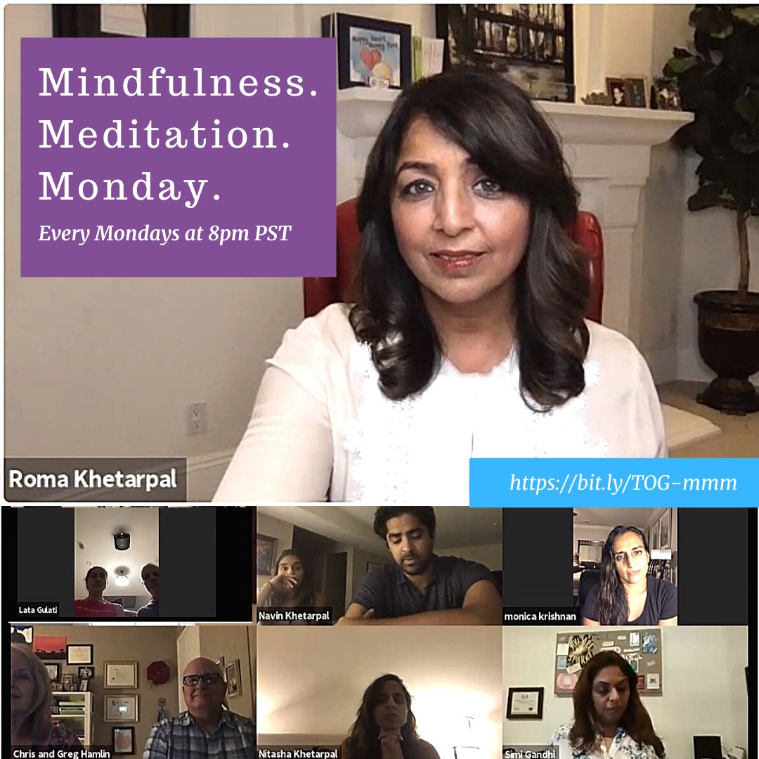 RomaKhet's tweet photo. Sunday-Funday and Mindfulness-Meditation-Monday! That's TWO special days in a row for me. On Sunday, I get to be with my family at home and on Monday I get to be with my family online. Join us :)

Register at https://t.co/ScGiUUgsrV 

#mindfulness #meditation #monday https://t.co/oSGlfdALtg