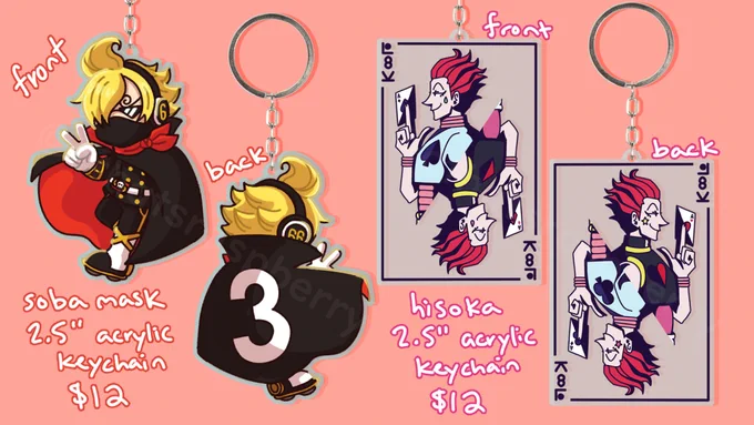 putting in an order for these acrylic keychains tonight! ? if you plan to buy one, please vote below to help me know the amount to order ?‍♀️? 
