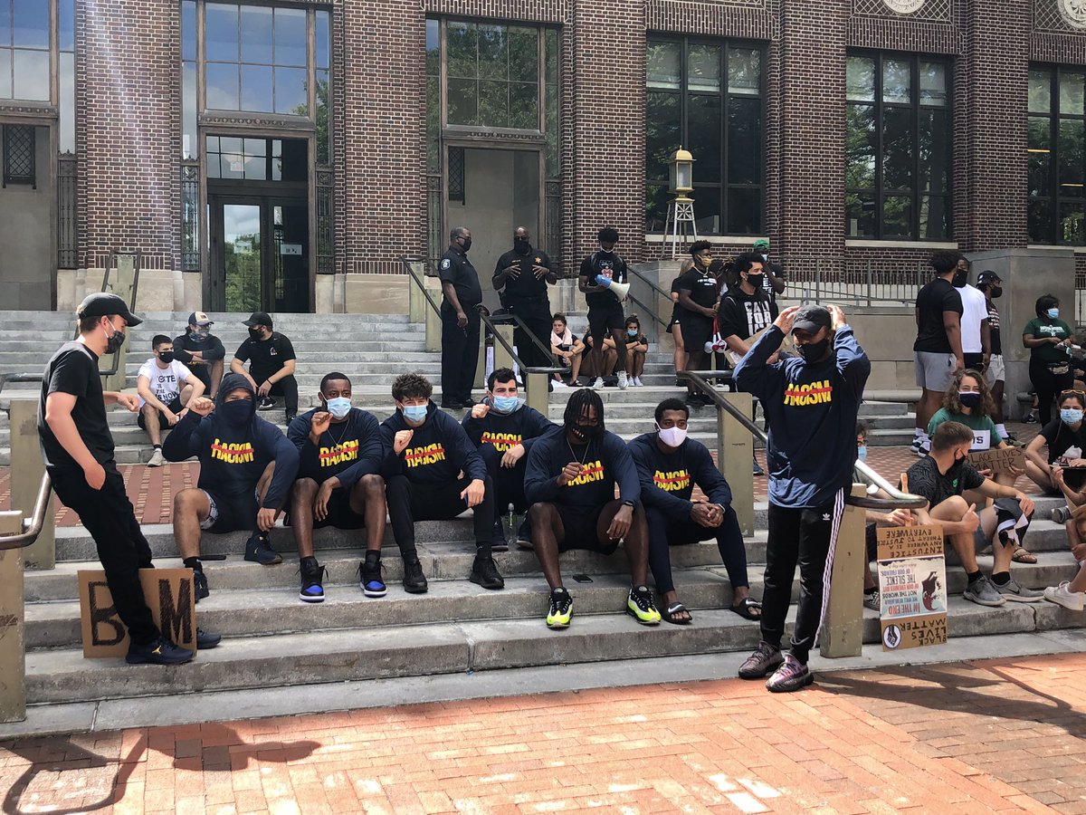 University of Michigan and Eastern Michigan student-athletes have organized a Black Lives Matter rally in Ann Arbor.