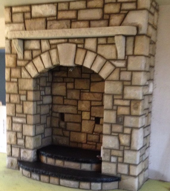 TMstoneworks's tweet photo. Another happy customer 😀👌 A thing of beauty. 🔥🔥⚒⚒ Donegal Sandstone fireplace completed by Thomas @TMstoneworks. Beautiful coming into the winter months ahead. Additional features include, Hand cut arches with Sandstone corbels / Sandstone mantle. Double limestone hearth. https://t.co/o6FKb1n1PO