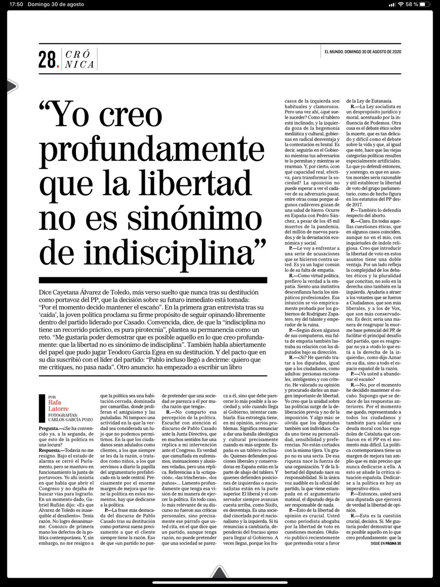 Cayetana Álvarez de Toledo tweet media