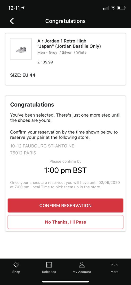 CollectiveFTL's tweet photo. A few pairs of the Japan Air Jordan 1 secured today for slots 🎉 Now onto the September releases 😈 https://t.co/r1dvdUJ4Kf