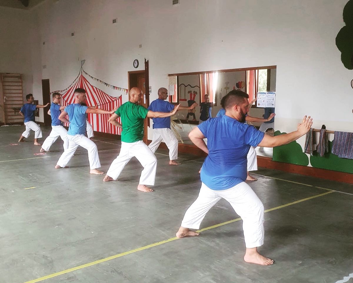 LorenzoMalin's tweet photo. 🥵🥋

a KATA is not fixed or immoveable. Like water, it’s ever changing and fits itself to the shape of the vessel containing it! (Cit. Kenwa Mabuni)
#Sunday #Karate #Training #GojuShihoDai #Kata #Summer2020 #Dojo #ReStart #MyFamily #MyTeam #BlackBelt #ShotokanTiger #Students https://t.co/k3DhtkACeF