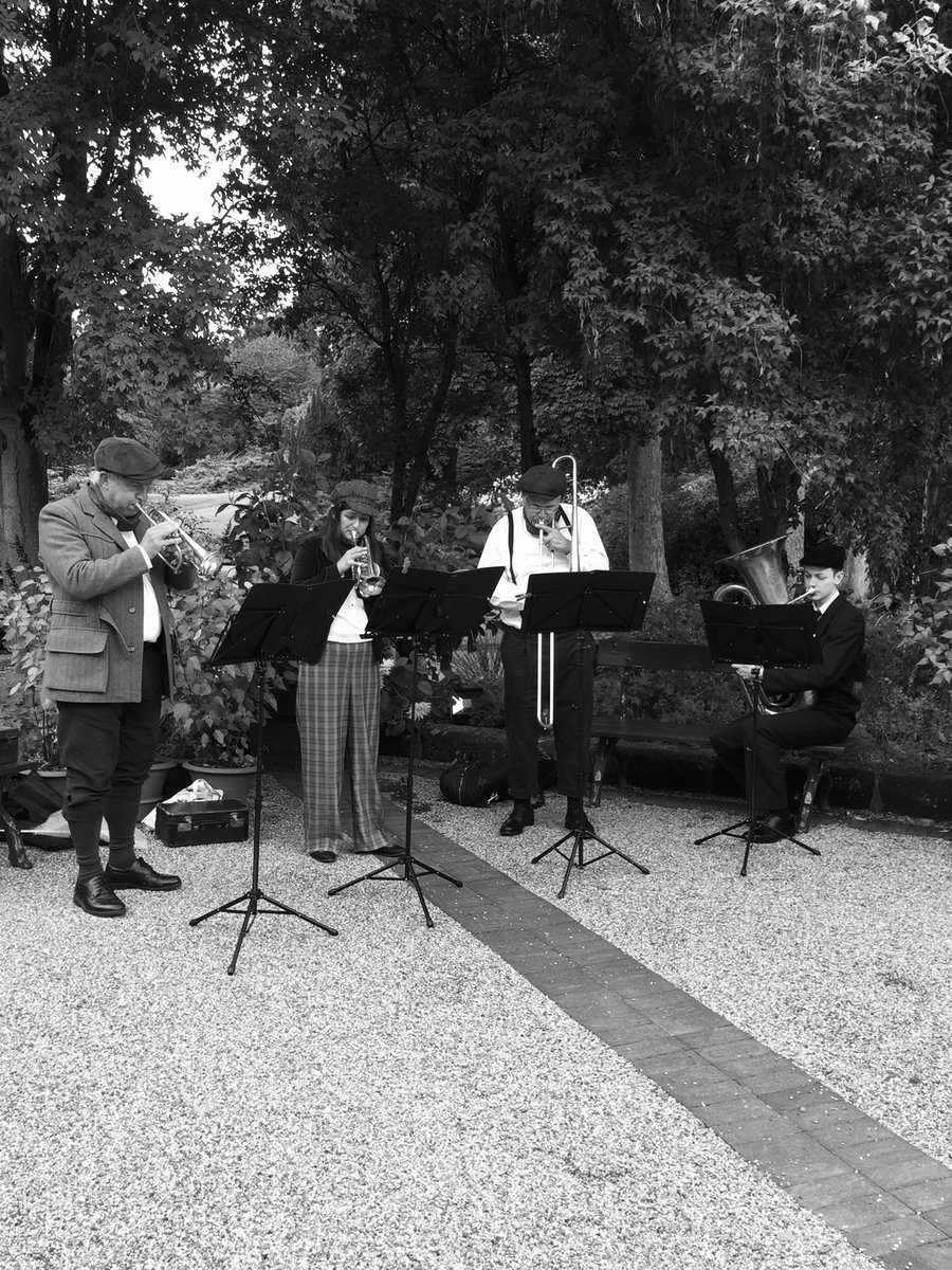 The launch of The Archer Street Band today - thanks to all at #HodnetHall.