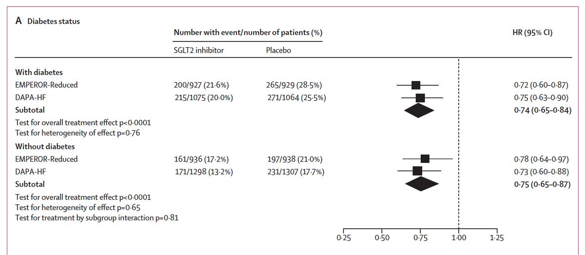 The SGLT2 inhibitors are now officially not ‘diabetes’ medications, but also drugs capable of risk reduction for people with heart failure and reduced systolic function. And more than one option. All good news for patients. Now to ensure access. #ESCCongress #ESC2020 @TheLancet